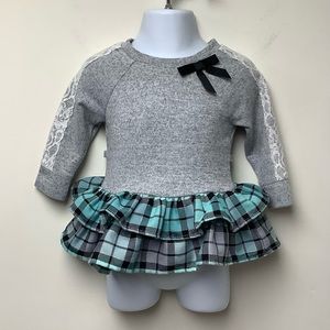 🤑 Youngland Baby long sleeve dress. Size 12M